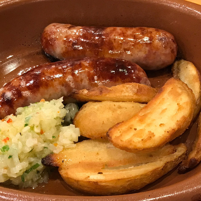 野菜ソースのグリルソーセージ(サイゼリヤ 大阪日本橋駅前店 )