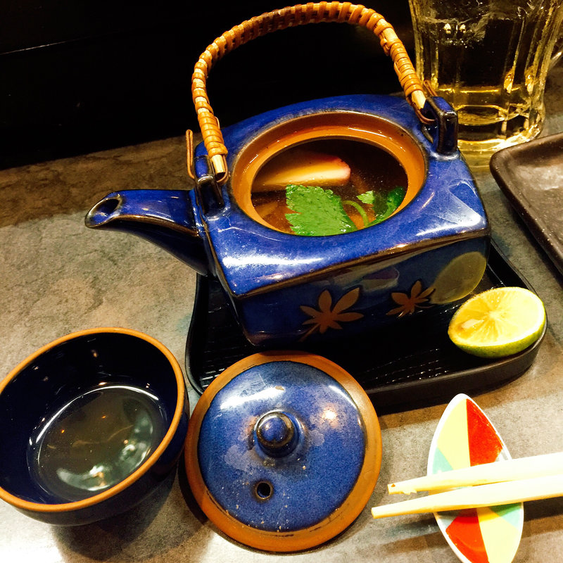 松茸土瓶蒸し(串と魚 京や)