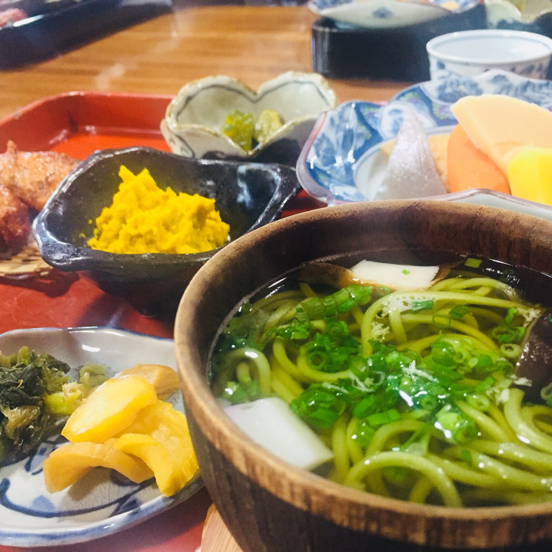 知覧茶うどん(高城庵 （たきあん）)