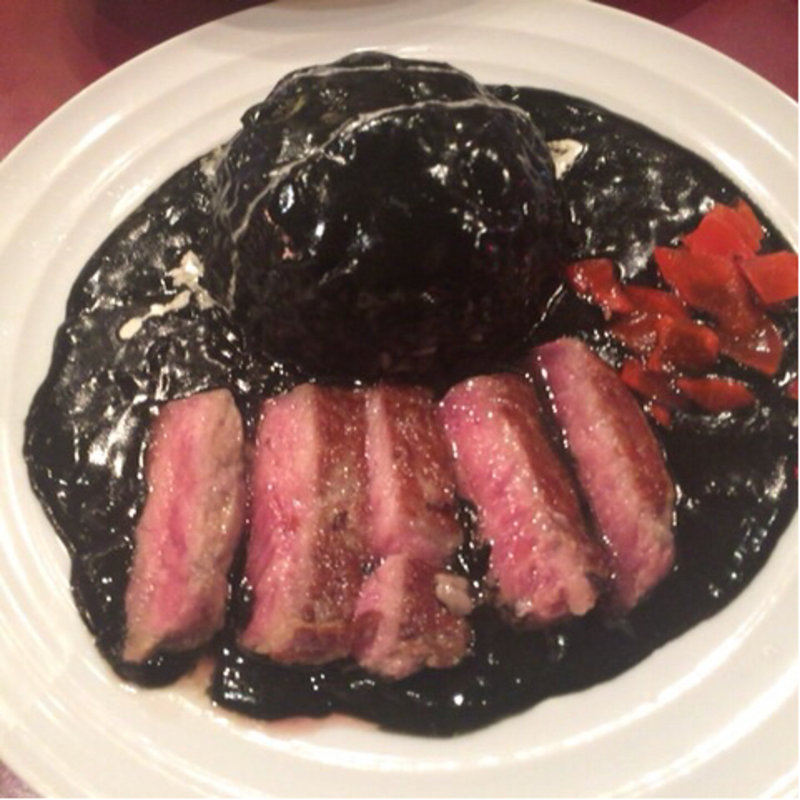 黒カレー&ステーキ(まんぷく食堂)