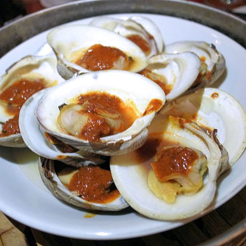 蒸し大アサリ(蜃気楼)