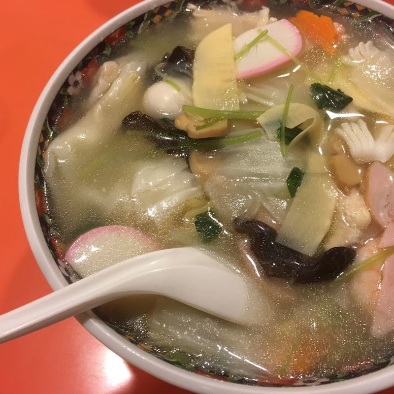 特製五目ワンタンメン(中華料理 香州)