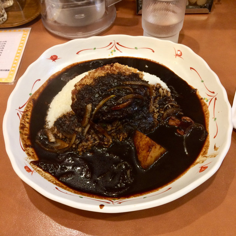 ブラックメンチカツカレー(ラホール 外神田店)