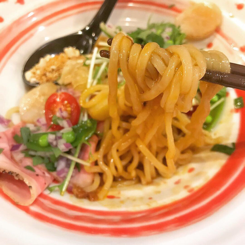 限定汁なし麺 炙りホタテのプロバンス風まぜそば(海老丸らーめん)