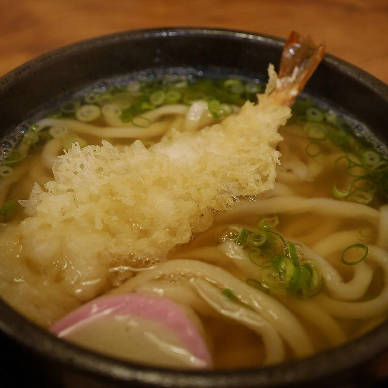 海老天うどん(釜信)