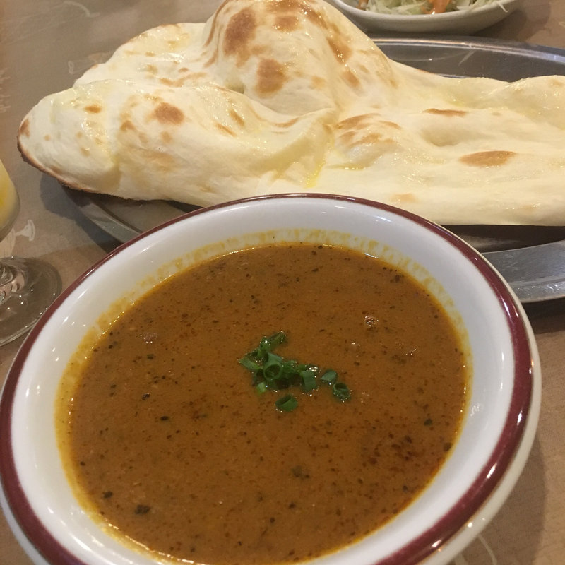 羊のカレー(インド料理ヒマラヤ本店)