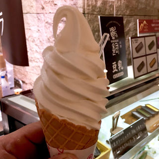 濃厚豆乳 ソフトクリーム(鳥飼カフェ)