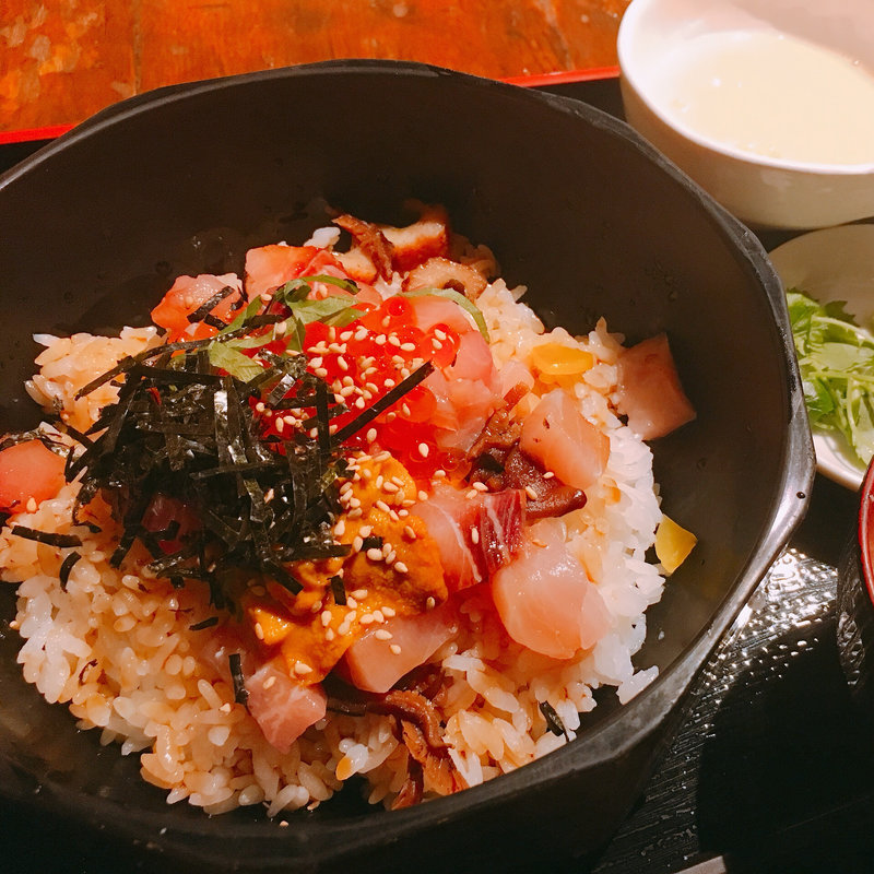 海鮮ひつまぶし(魚屋がぶ)