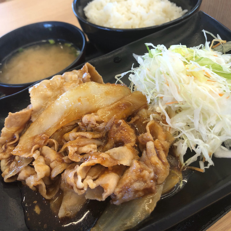 豚生姜定食(吉野家 26号線貝塚店)