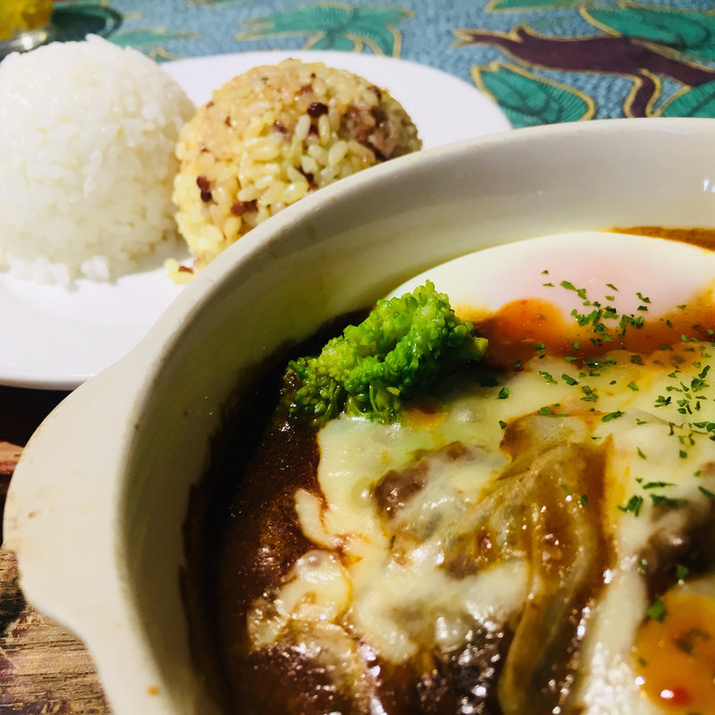 ロールハンバーグシチューランチ(マリーナテラスカフェ　伊太利亜 )