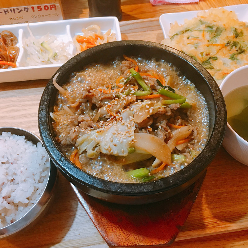 プルコギセット(韓美膳（ﾊﾝﾋﾞｼﾞｪ）六本木ノースタワー店)