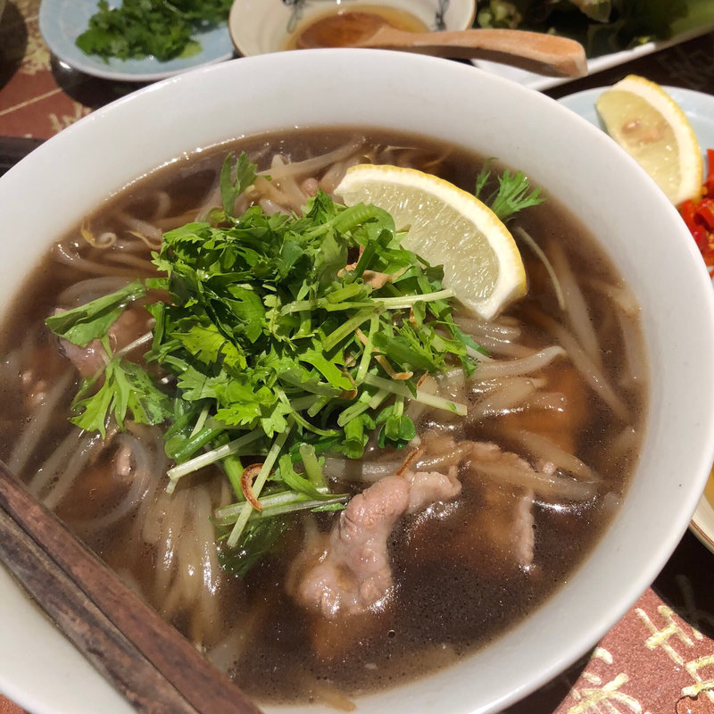 牛肉入りフォー(アンナンブルー 栄店)