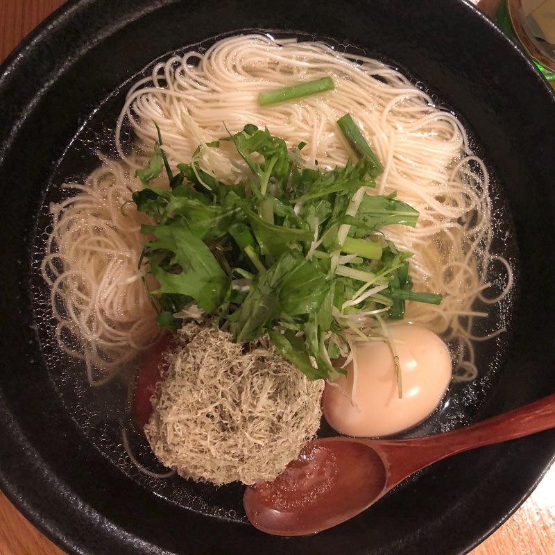 おでんの出汁そうめん(奥三茶たまや)