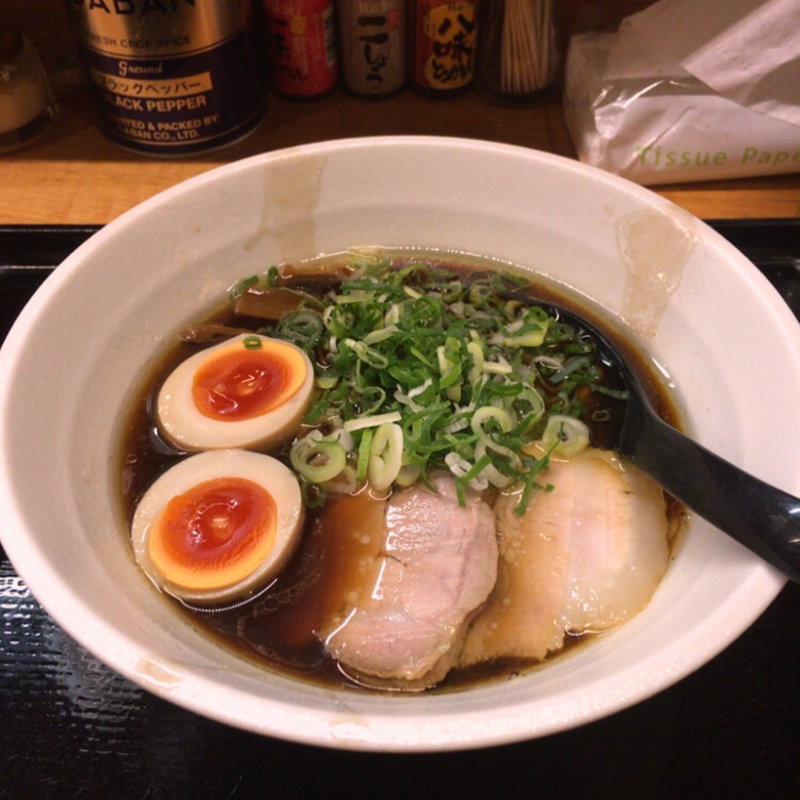奏でる醤油らーめん+味玉(麺Ｌｉｆｅ拓)