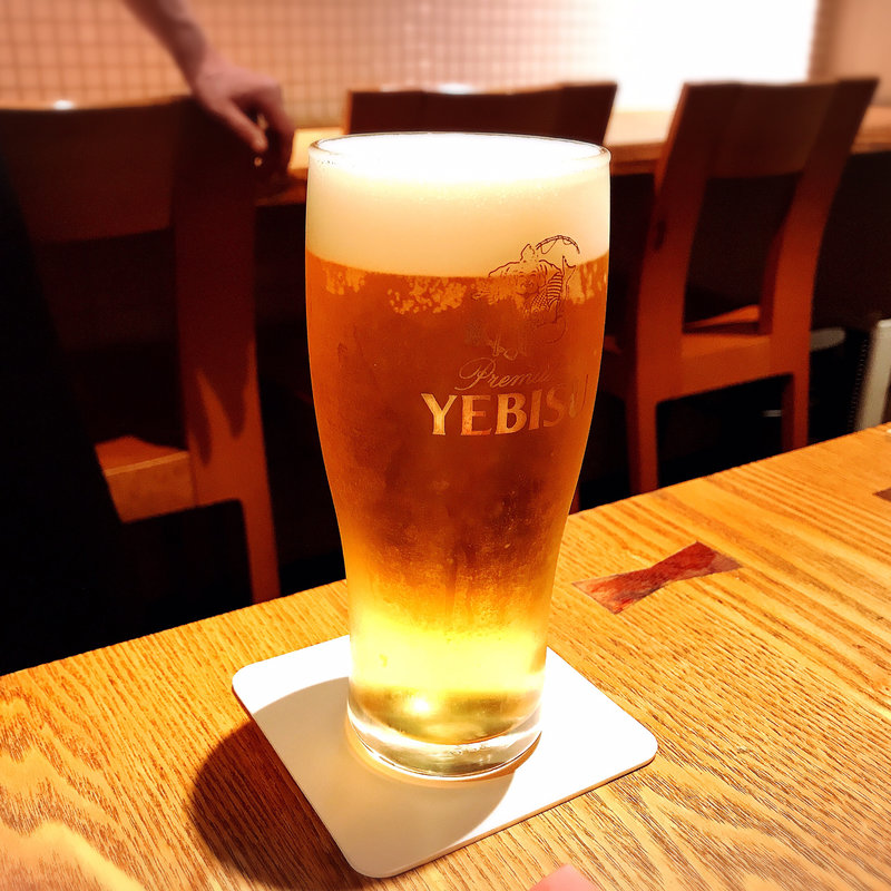 生ビール(恵比寿らっきょ)