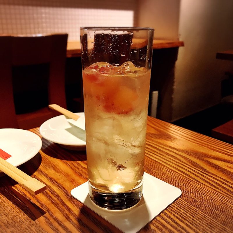 ぶどうのサングリアハイボール(恵比寿らっきょ)