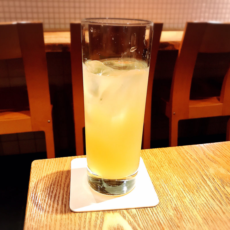 生グレープフルーツ割り(恵比寿らっきょ)