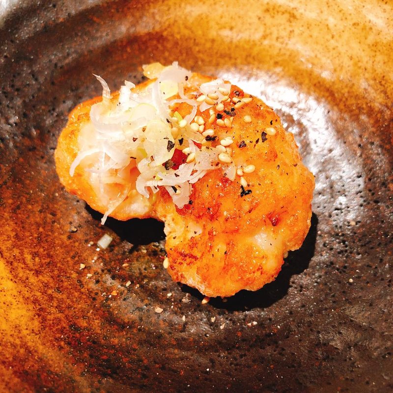 海老つくね 葱胡麻がけ(和えに)