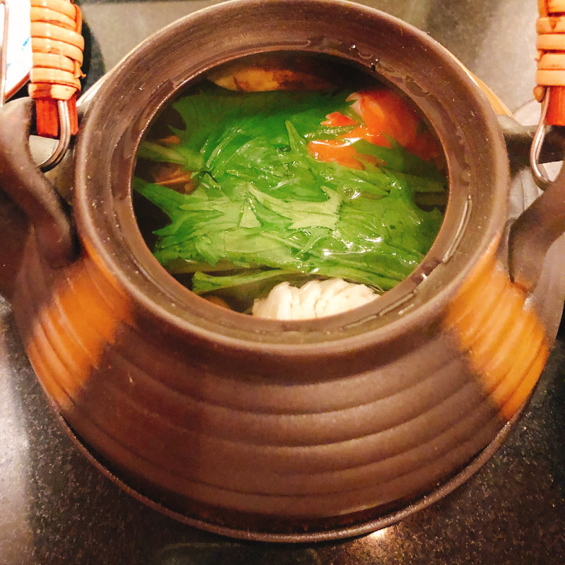 土瓶蒸し(桂 （ステーキハウス・カツラ）)