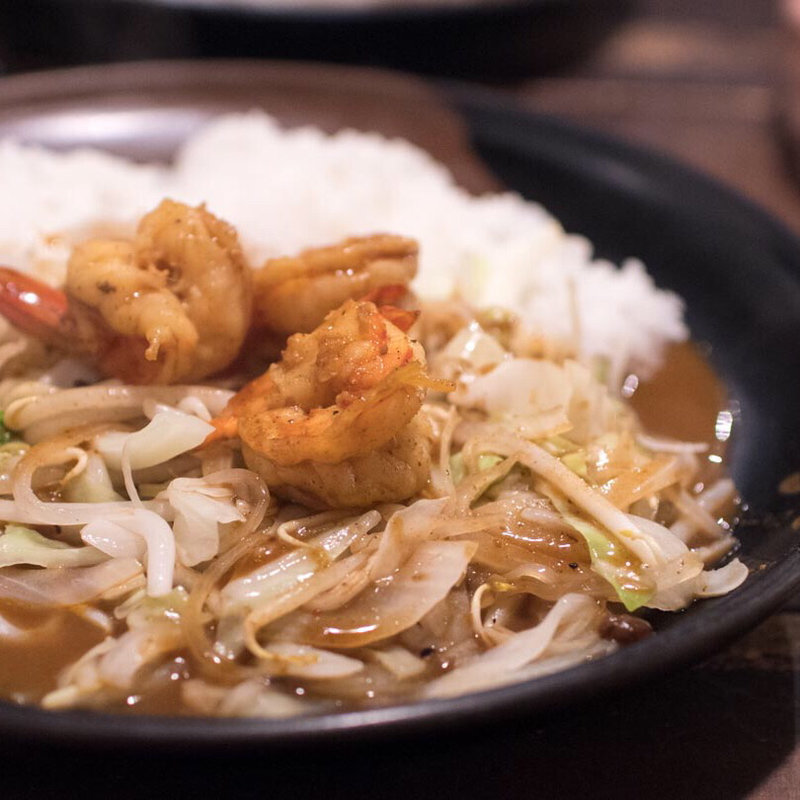 ヤサイエビカレー(インデアン （indean）)