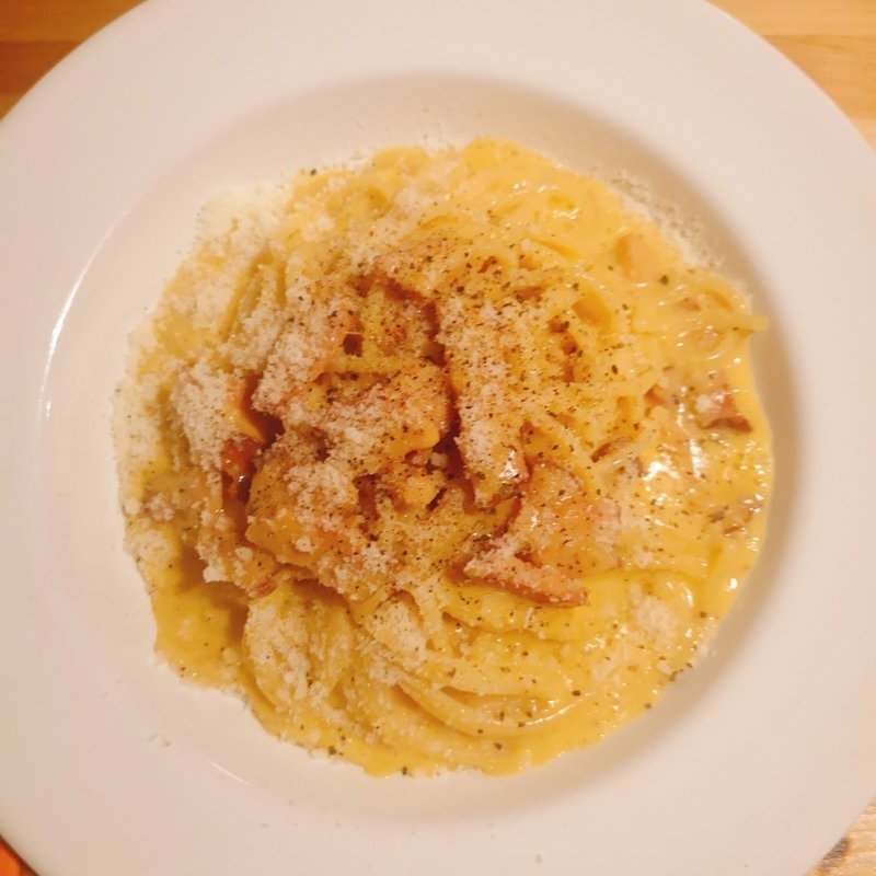 カルボナーラ(ワイン食堂 Kirakuni)