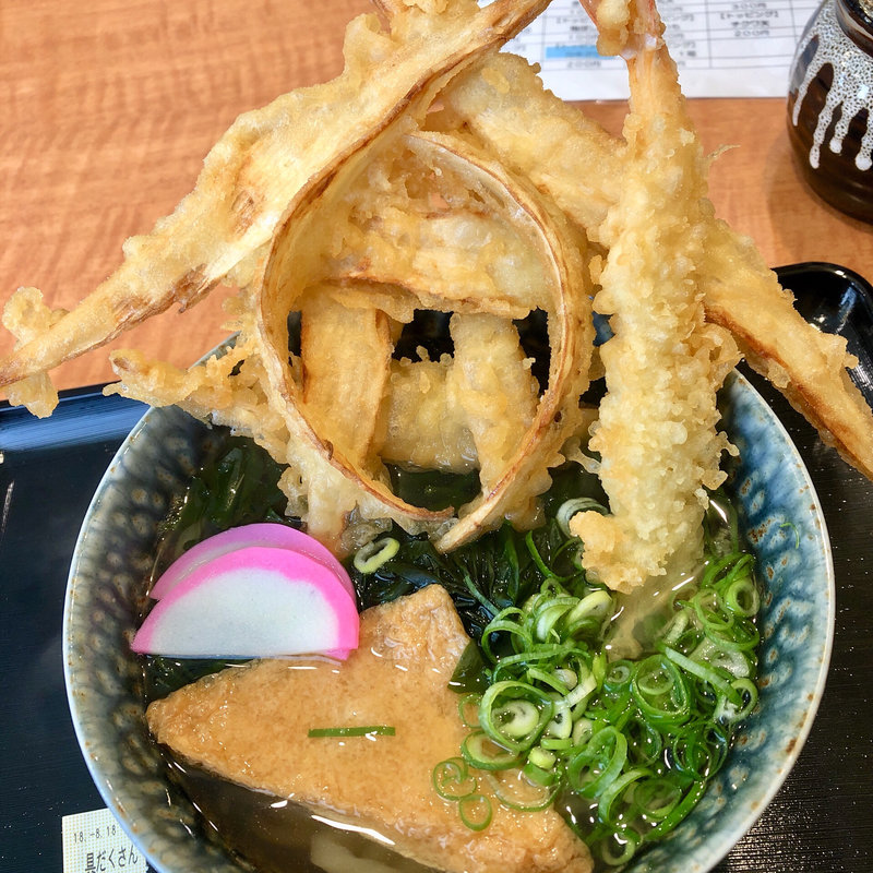 具だくさんうどん(うどん 白木商店)