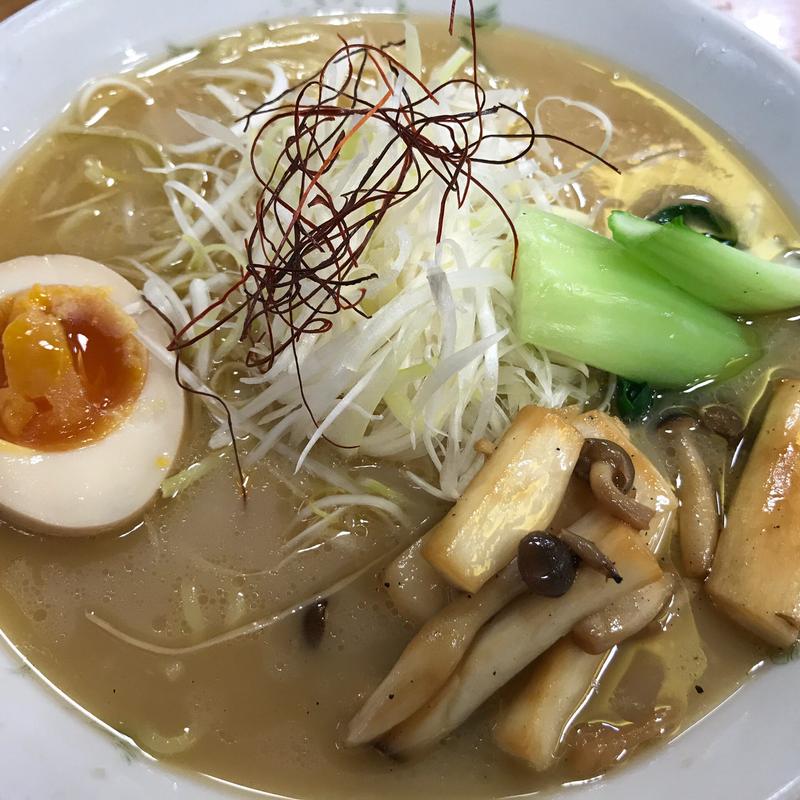 塩白湯ラーメン(餃子の王将 外環藤井寺店)