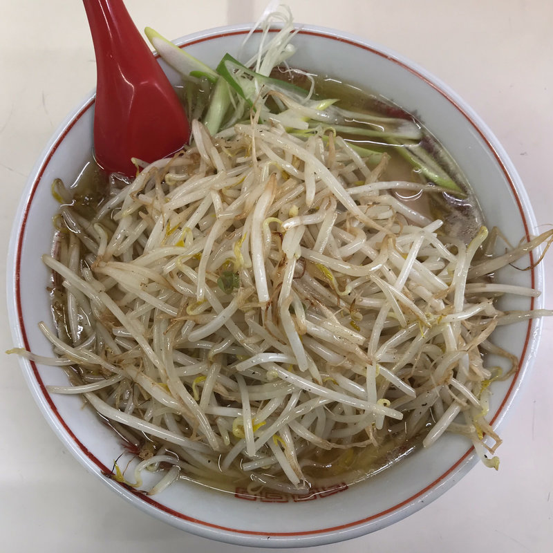 もやしラーメン 塩 大盛り(龍宝)