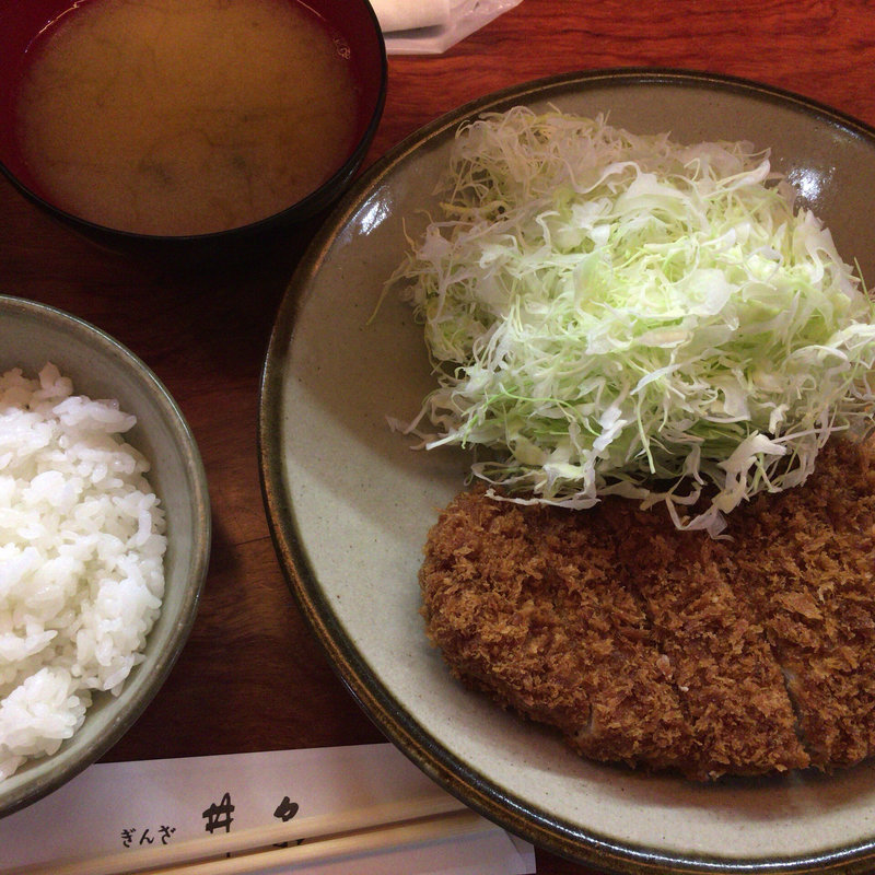 とんかつ定食（中）(銀座 井泉 （ぎんざ いせん）)