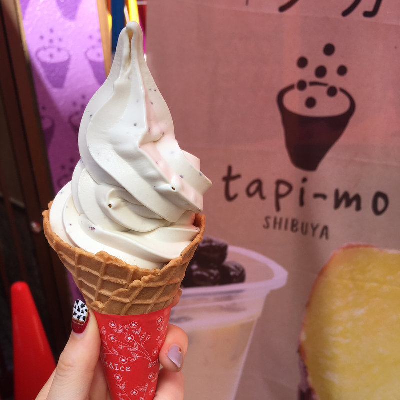 焼き芋ソフトクリーム(タピモ 新大久保駅前店 （tapi-mo）)