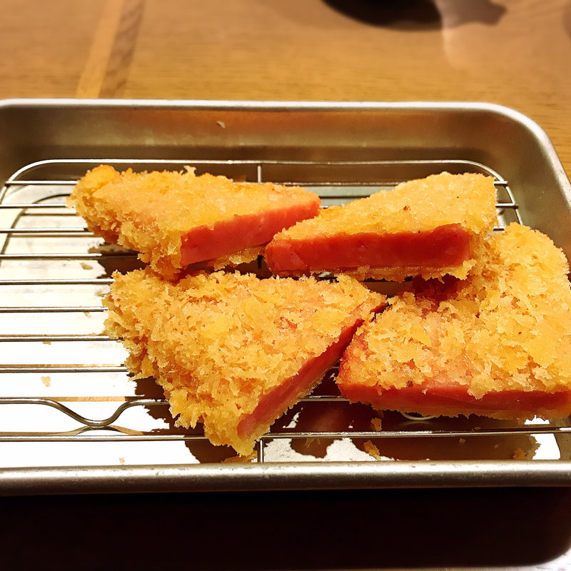 厚切りハムカツ(大魚)