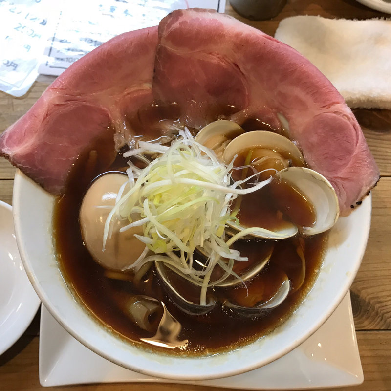 はまぐりらーめん(くそオヤジ最後のひとふり )