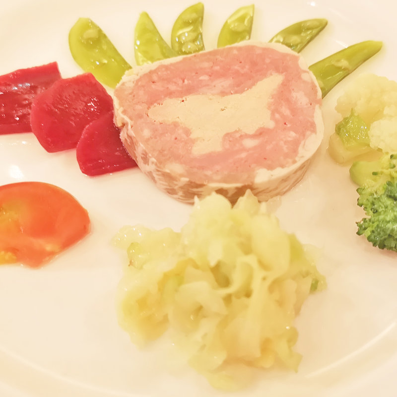 鴨とフォアグラのテリーヌ(ラ・パレット)