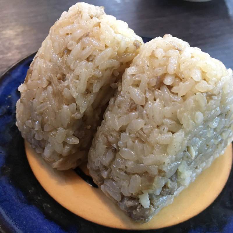 かしわおにぎり(資さんうどん 南里店)