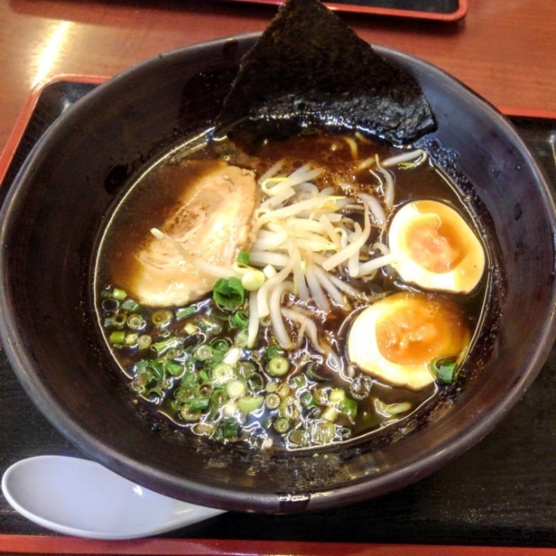 プレミアム黒にんたまラーメン(にんたまラーメン 金ヶ崎店)
