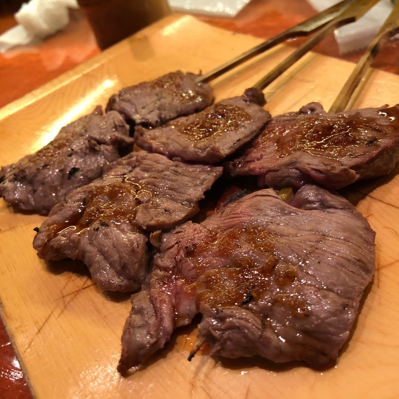 ハラミ串(ろっきー 新橋本店)