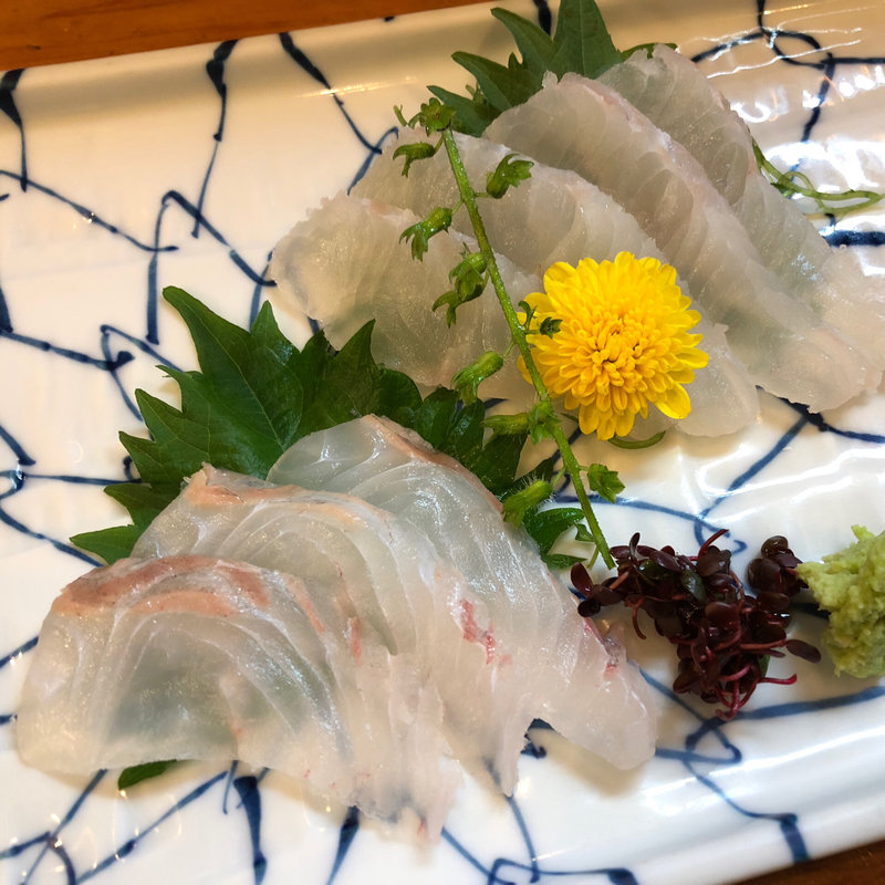 ひらめ刺身(志婦や(しぶや))
