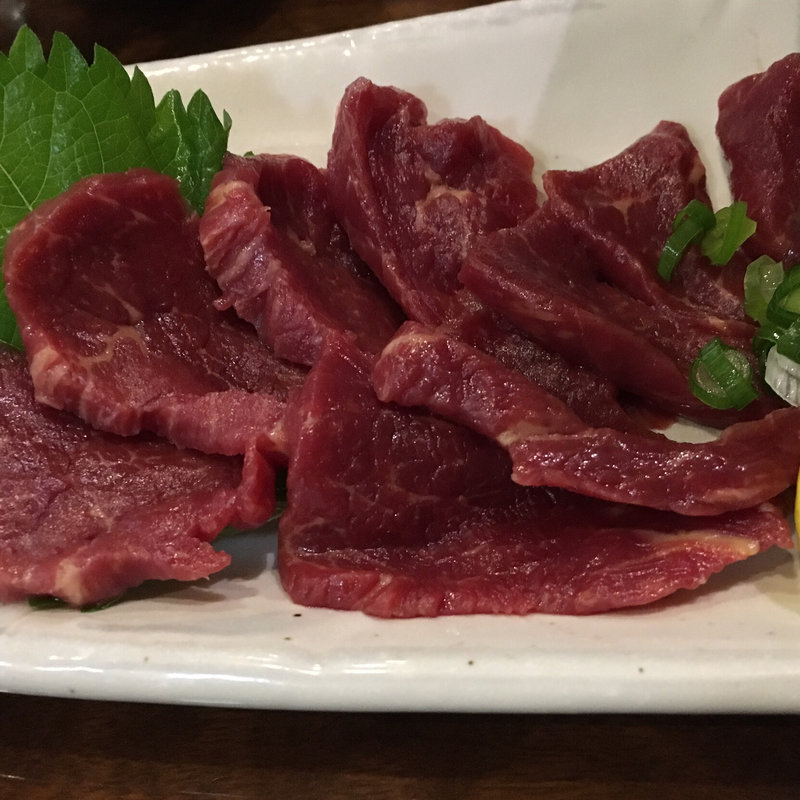 馬刺し霜降り(一徳亭)