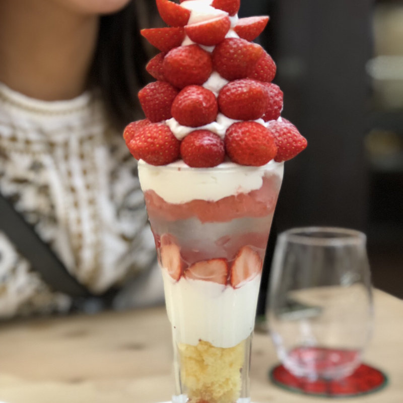 いちこパフェ(ときじくのかぐのこのみ)