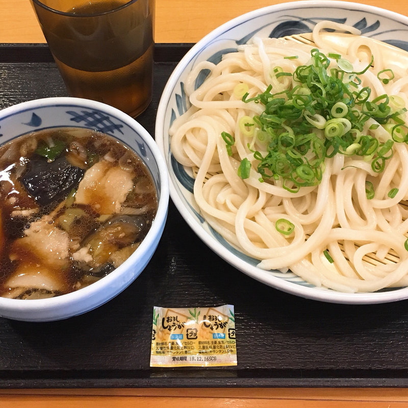なす肉つけ汁うどん 期間限定(瀬戸うどん 高輪三丁目店 )