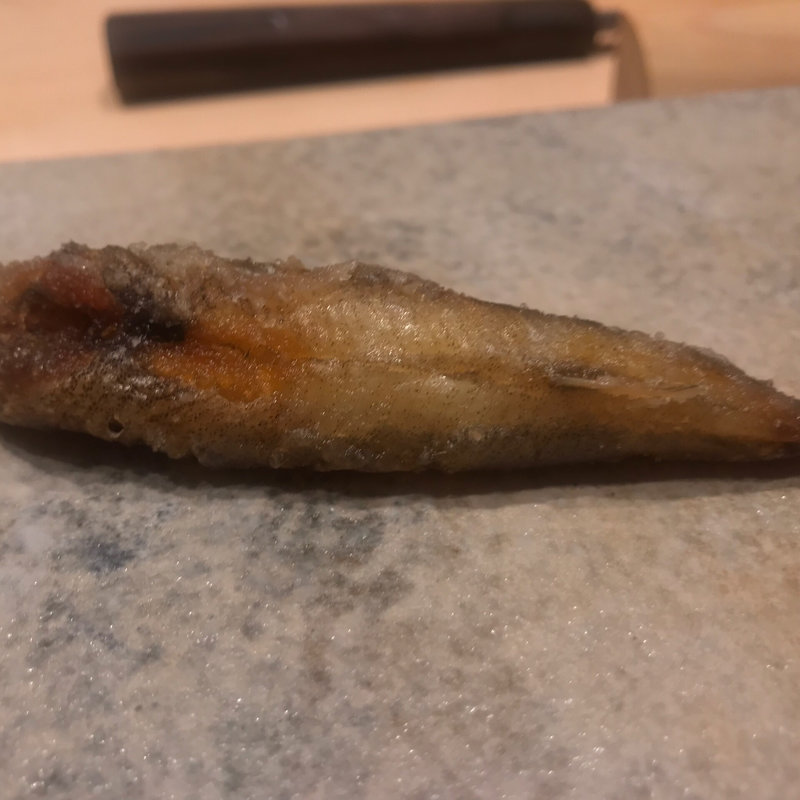 メヒカリの一夜干し(鮨 由う)