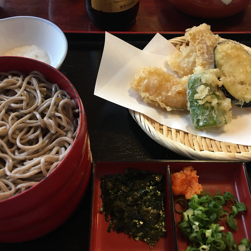 割子天ぷらそば(荒木屋)