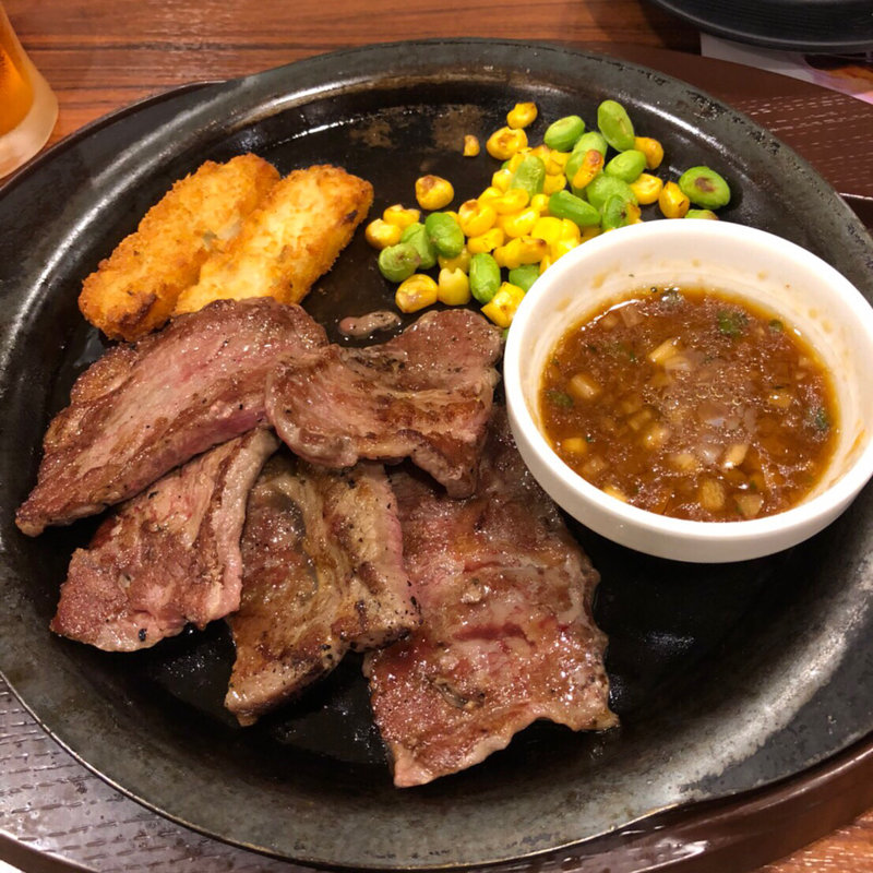 ビーフカットステーキ 和風オニオン(ガスト 京都四条大宮店 )