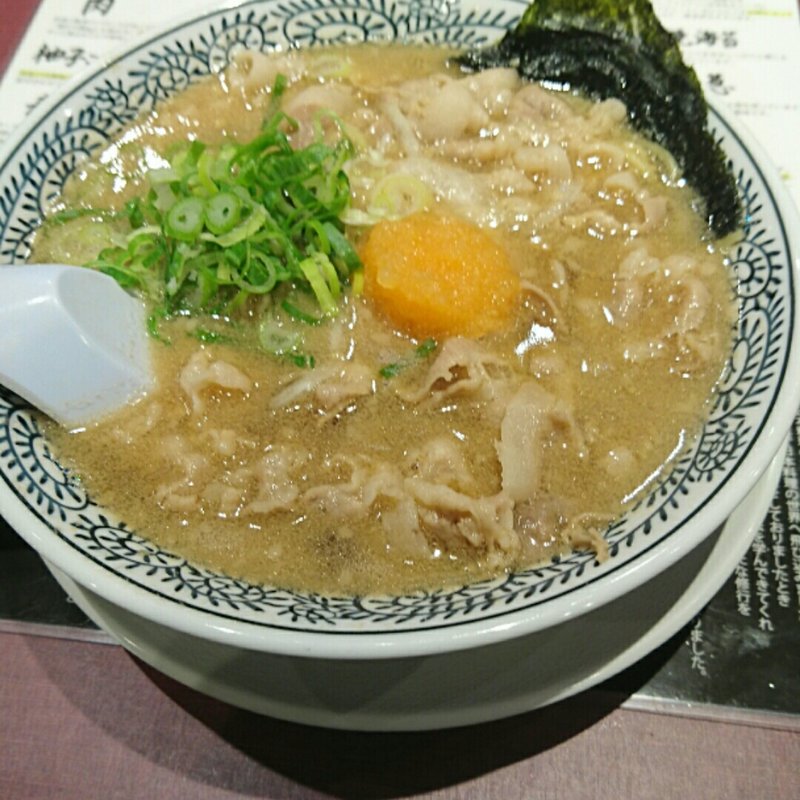 肉そば(丸源ラーメン 新二又瀬橋店)