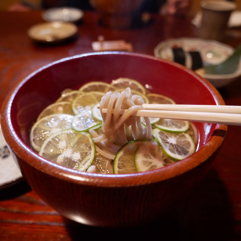 すだちそば(土山人 ほたるまち店)