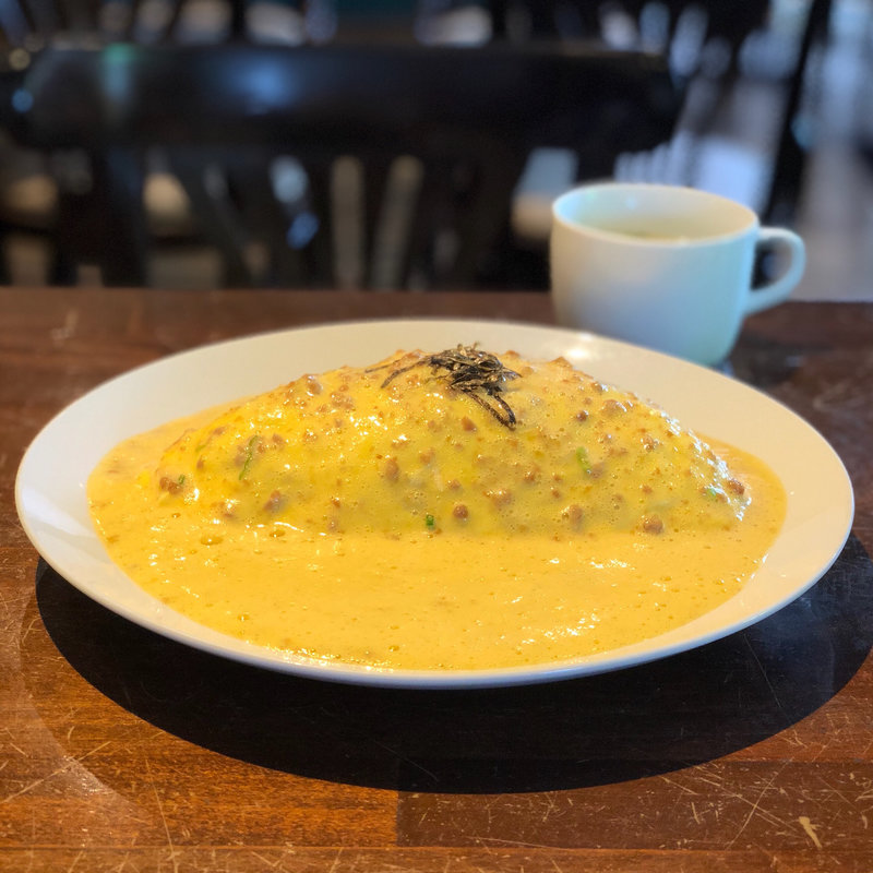 キムチ納豆オムライス(Little Puff)