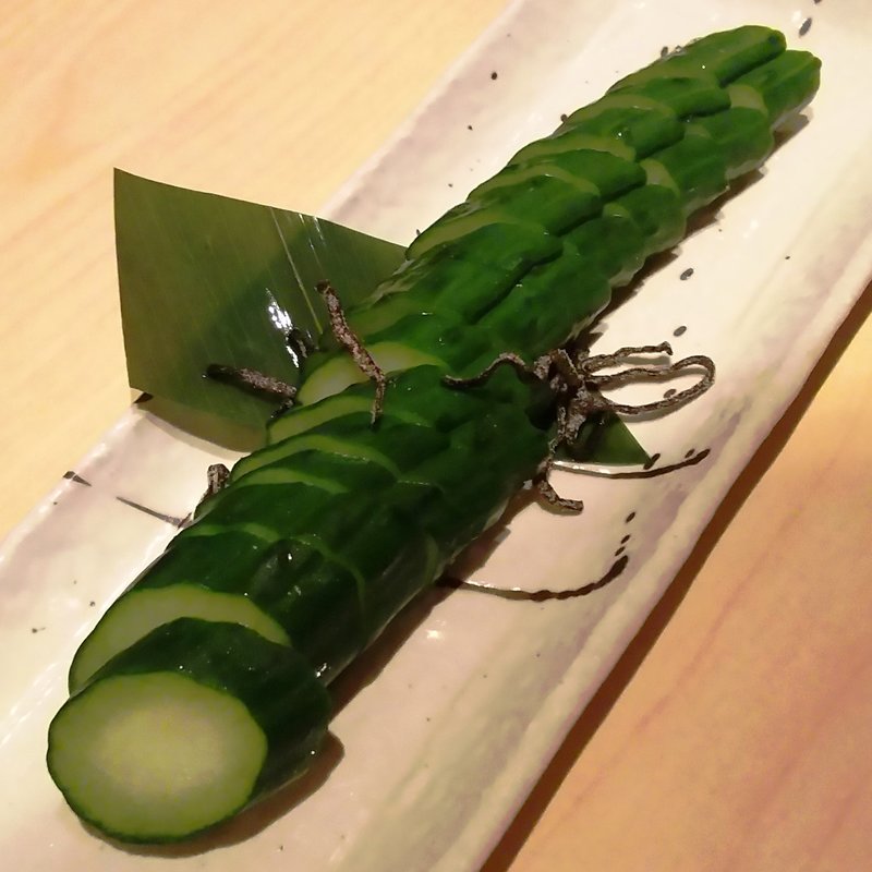 きゅうりの一本漬け(個室居酒屋 いごこち 清水)