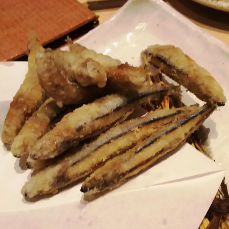 きびなごの唐揚げ(個室居酒屋 いごこち 清水)