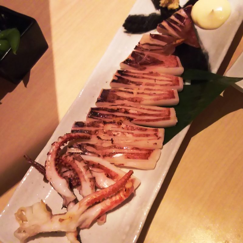 イカの一夜干し(個室居酒屋 いごこち 清水)