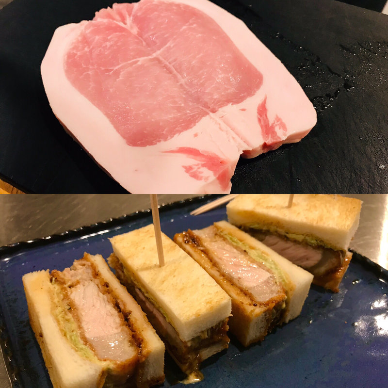 カツサンド(炙り割烹 口福 いど屋)